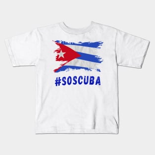 Cuba Libre Freedom Vintage SOSCuba Kids T-Shirt